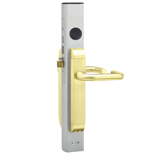 Aluminum Door Deadlocks Bright Brass