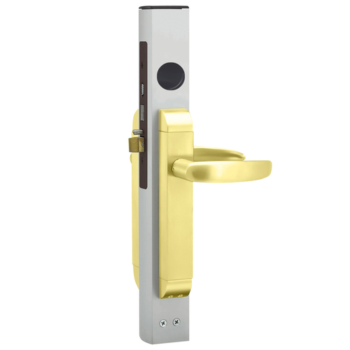 Aluminum Door Deadlocks Bright Brass