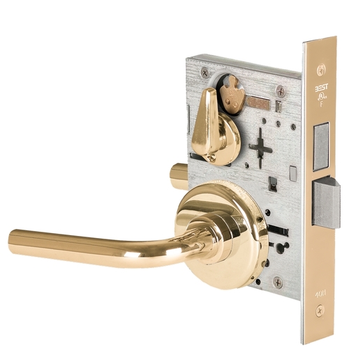 Mortise Lock Bright Brass