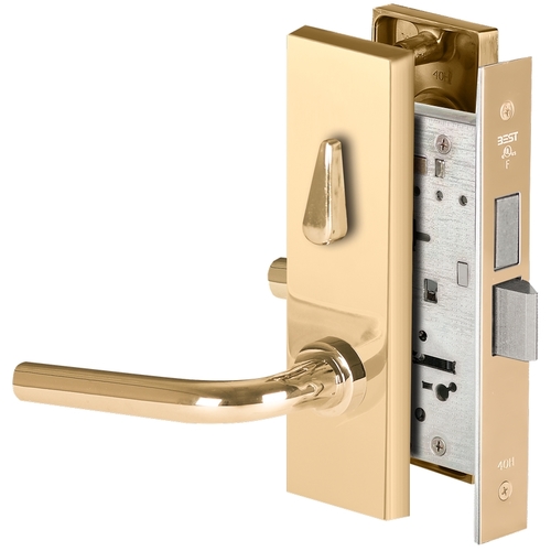 Mortise Lock Bright Brass