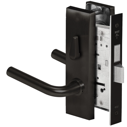 Mortise Lock Flat Black Coated