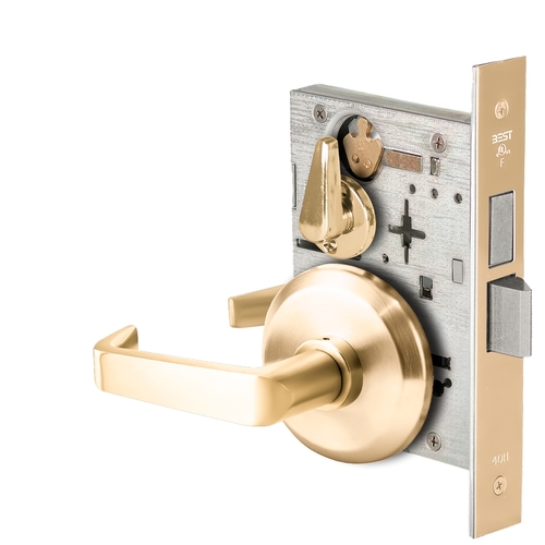 Mortise Lock Bright Brass