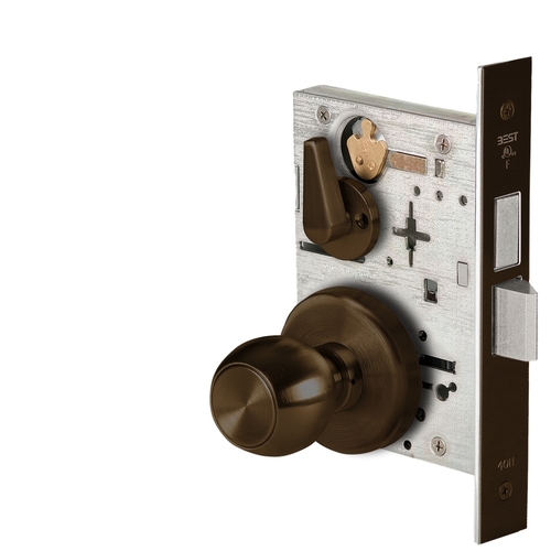 Mortise Lock Dark Oxidized Satin Bronze Oil Rubbed