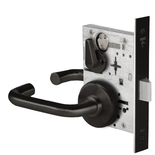 Mortise Lock Flat Black Coated