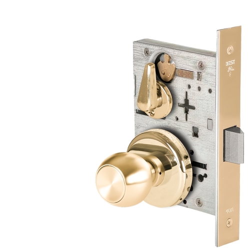 Mortise Lock Bright Brass