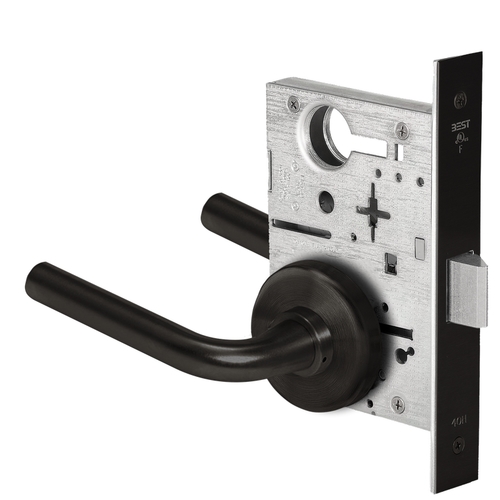 Mortise Lock Flat Black Coated