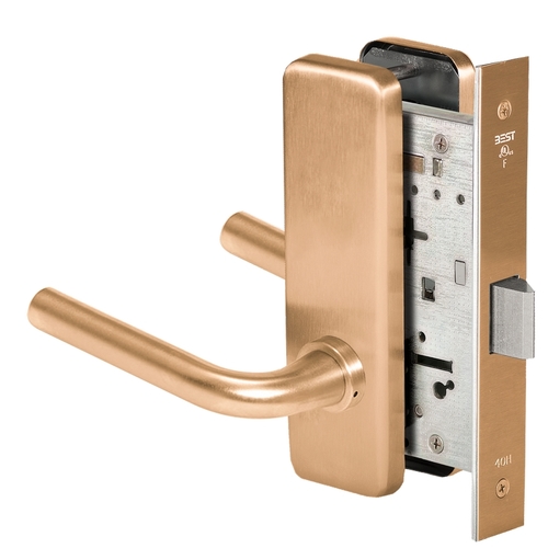 Mortise Lock Satin Bronze Clear Coated