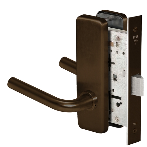 Mortise Lock Dark Bronze Painted