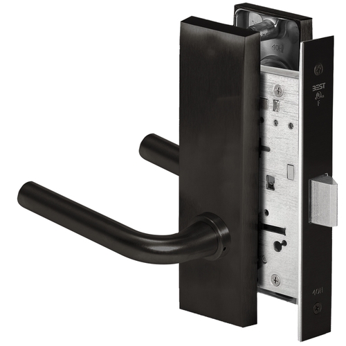 Mortise Lock Flat Black Coated