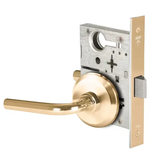 Mortise Lock Bright Brass