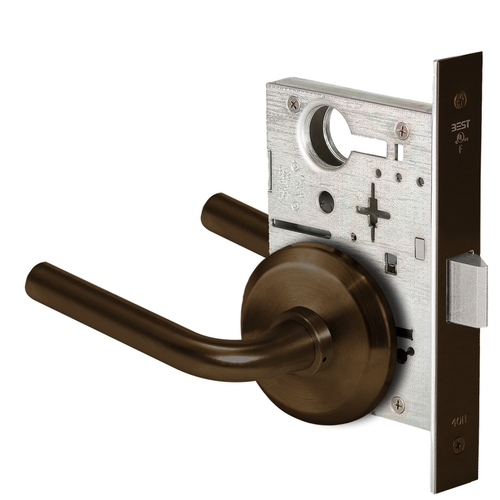 Mortise Lock Dark Oxidized Satin Bronze Oil Rubbed