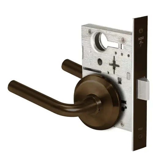 Mortise Lock Dark Bronze Painted