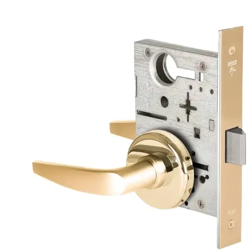 Mortise Lock Bright Brass