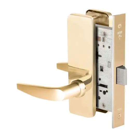 Mortise Lock Bright Brass