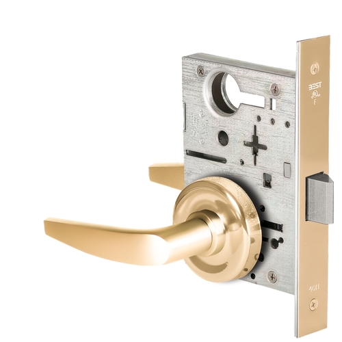 Mortise Lock Bright Brass