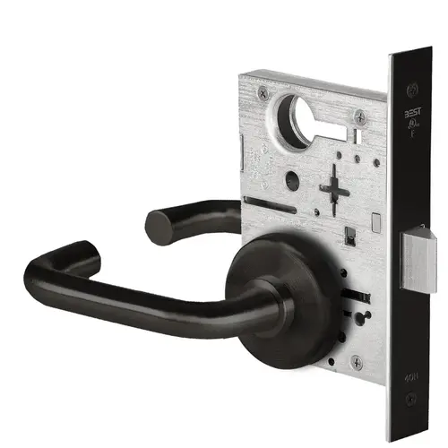 Mortise Lock Flat Black Coated