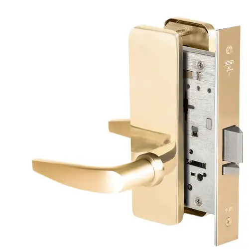 Mortise Lock Bright Brass