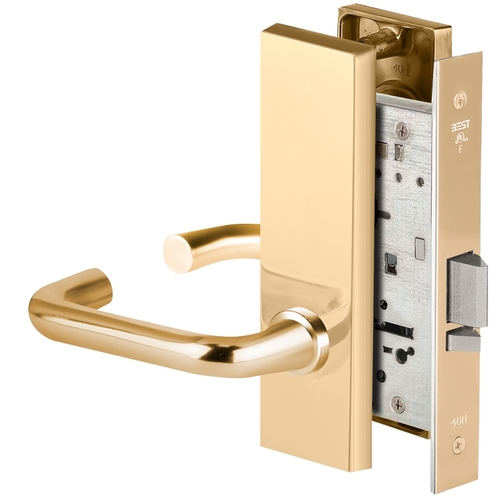 Mortise Lock Bright Brass