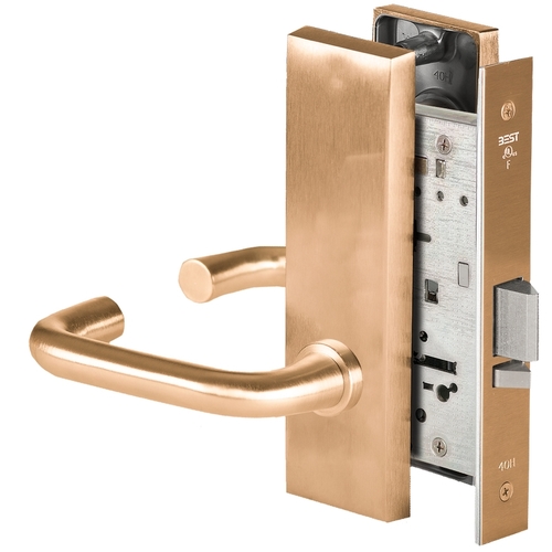 Mortise Lock Satin Bronze Clear Coated