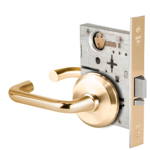 Mortise Lock Bright Brass