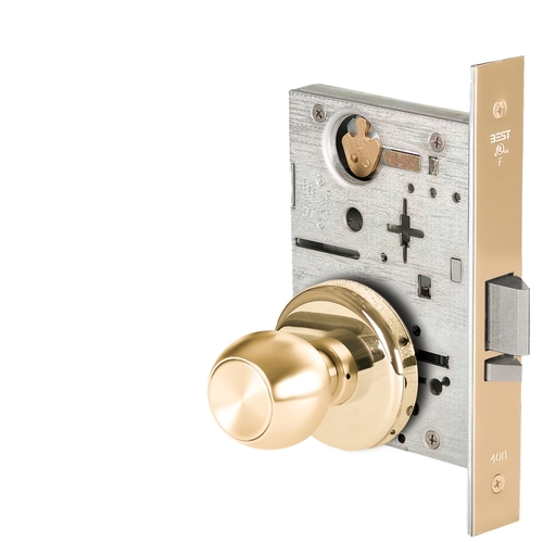 Mortise Lock Bright Brass