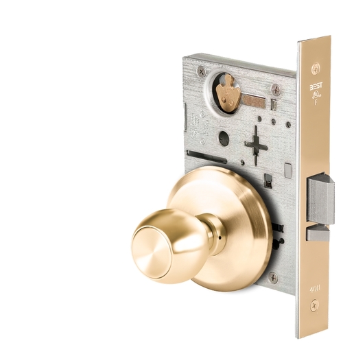 Mortise Lock Bright Brass