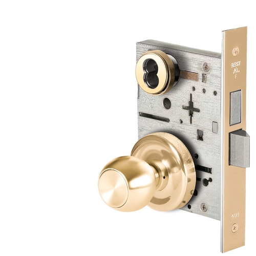 Mortise Lock Bright Brass