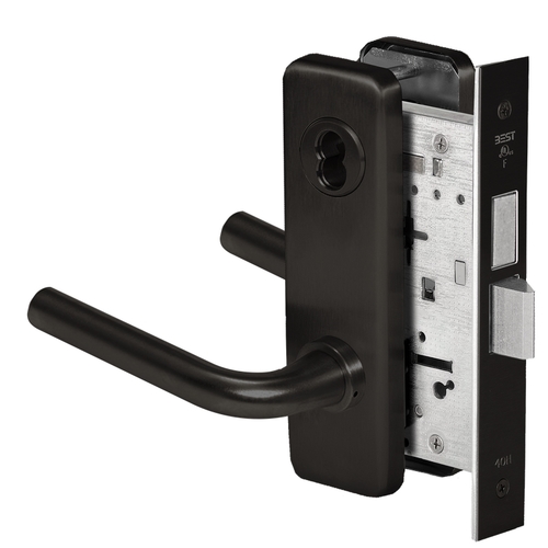 Mortise Lock Flat Black Coated