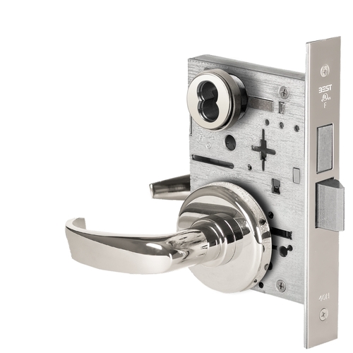 Mortise Lock Bright Chrome