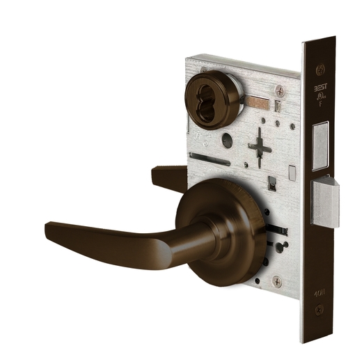 Mortise Lock Dark Bronze Painted