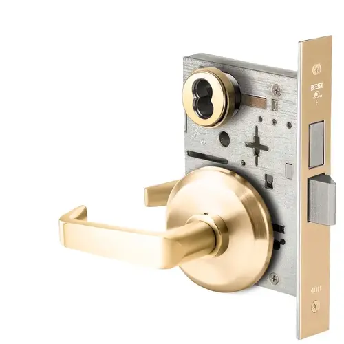 Mortise Lock Bright Brass