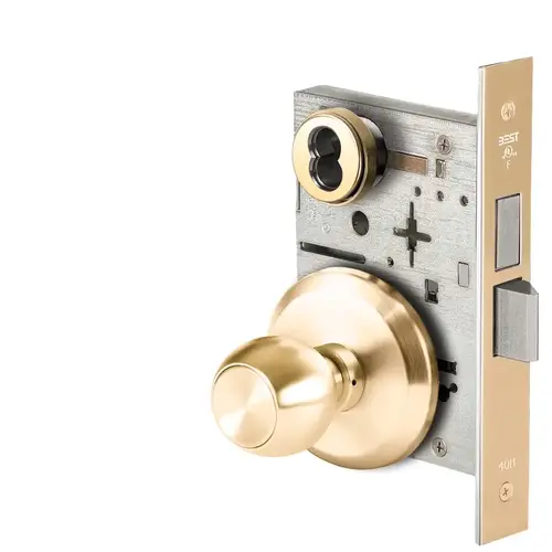 Mortise Lock Bright Brass