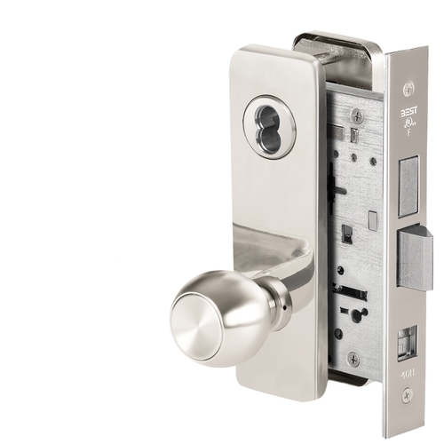 Mortise Lock Bright Chrome