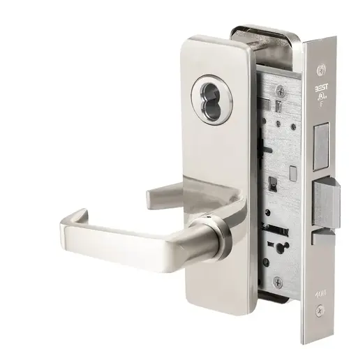 Mortise Lock Bright Stainless Steel