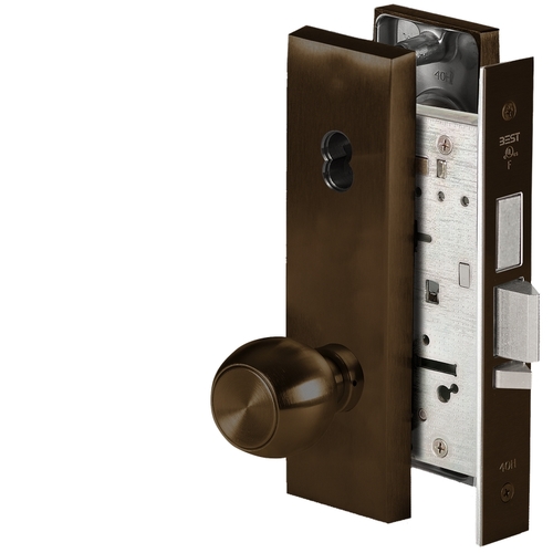 Mortise Lock Dark Bronze Painted