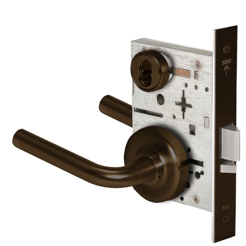 Mortise Lock Dark Bronze Painted