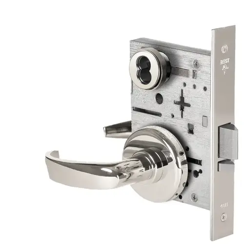 Mortise Lock Bright Stainless Steel