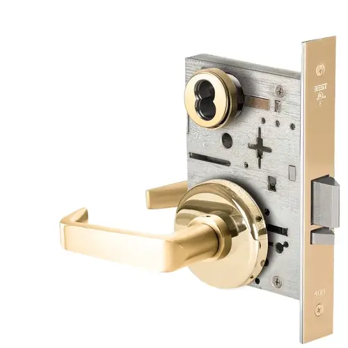 Mortise Lock Bright Brass