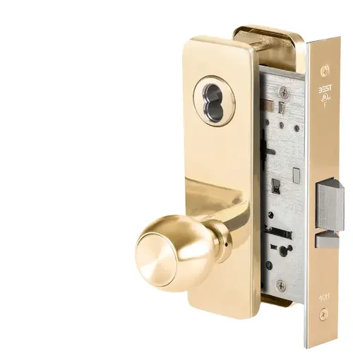 Mortise Lock Bright Brass