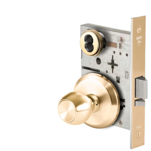 Mortise Lock Bright Brass