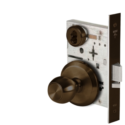 Mortise Lock Dark Oxidized Satin Bronze Oil Rubbed