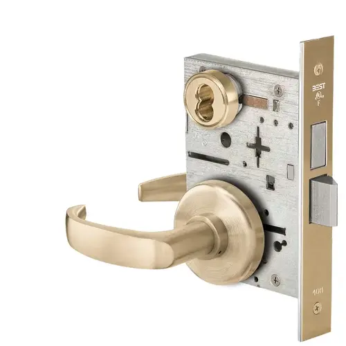 Mortise Lock Satin Brass