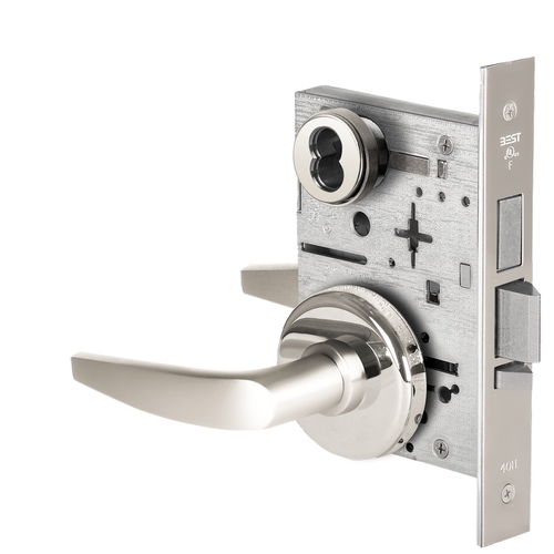 Mortise Lock Bright Chrome