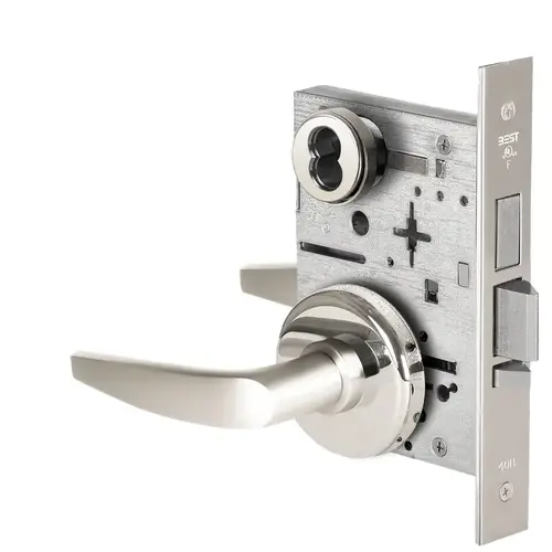 Mortise Lock Bright Stainless Steel