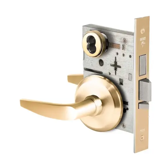 Mortise Lock Bright Brass