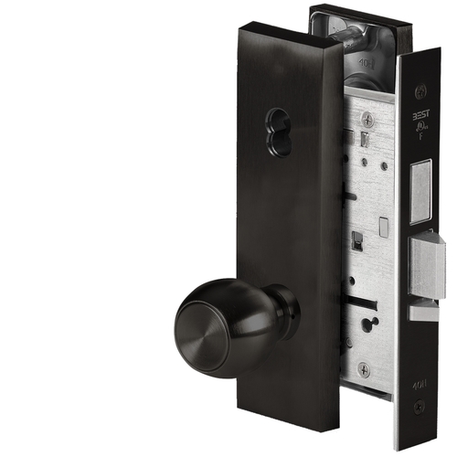 Mortise Lock Flat Black Coated