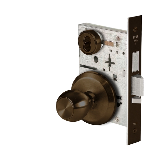 Mortise Lock Dark Oxidized Satin Bronze Oil Rubbed