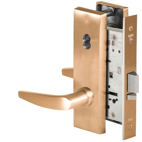 Mortise Lock Satin Bronze Clear Coated