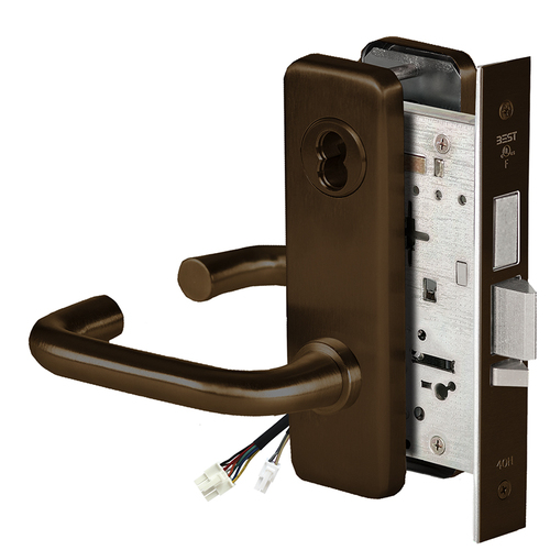 Electric Mortise Lock Dark Bronze Painted