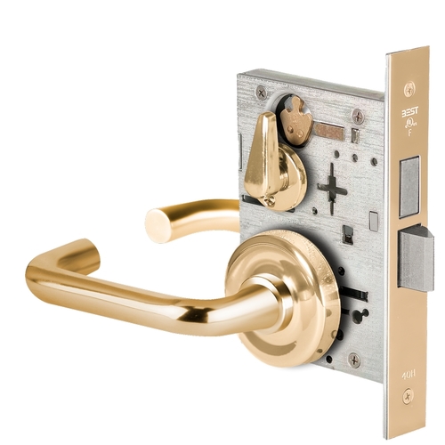 Mortise Lock Bright Brass